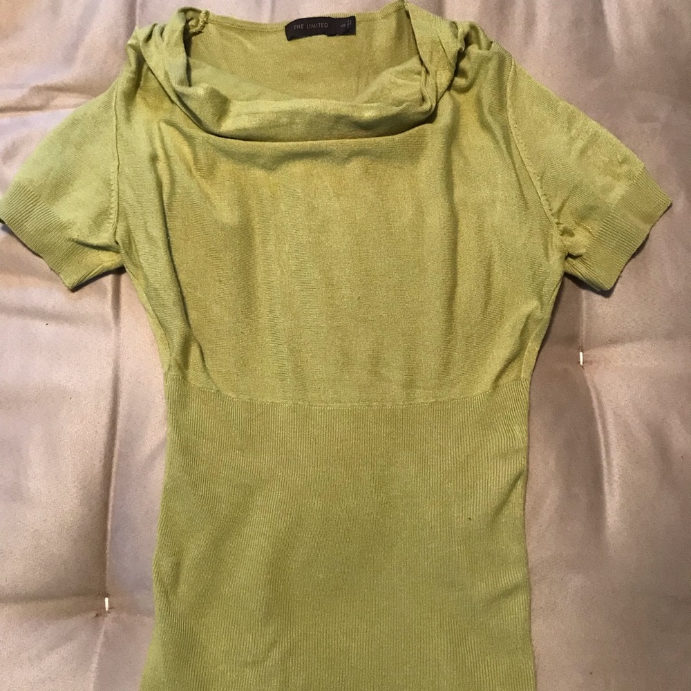 EUC The Limited stretch cowl neck shirt